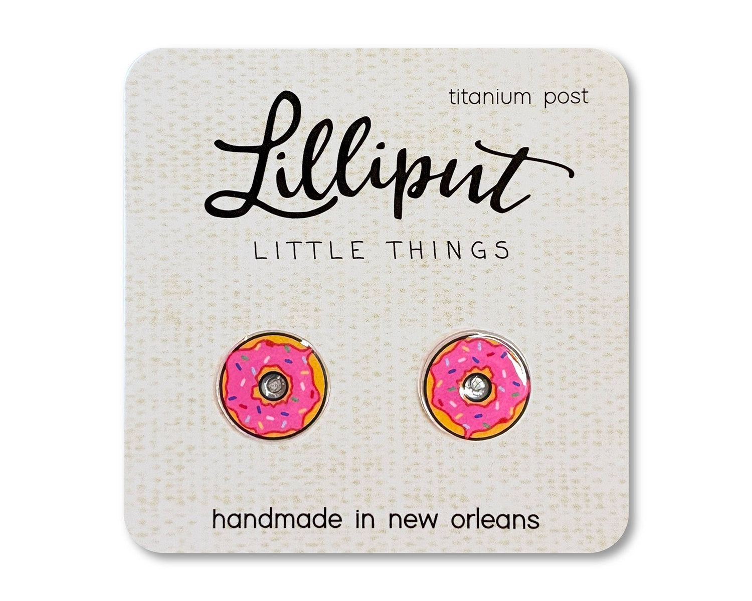 Earrings | Pink Donuts