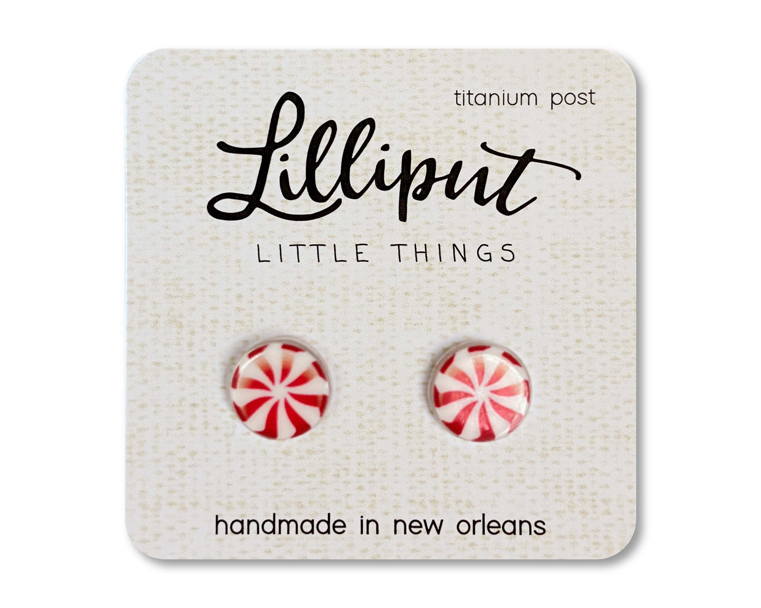 Earrings | Peppermint Studs