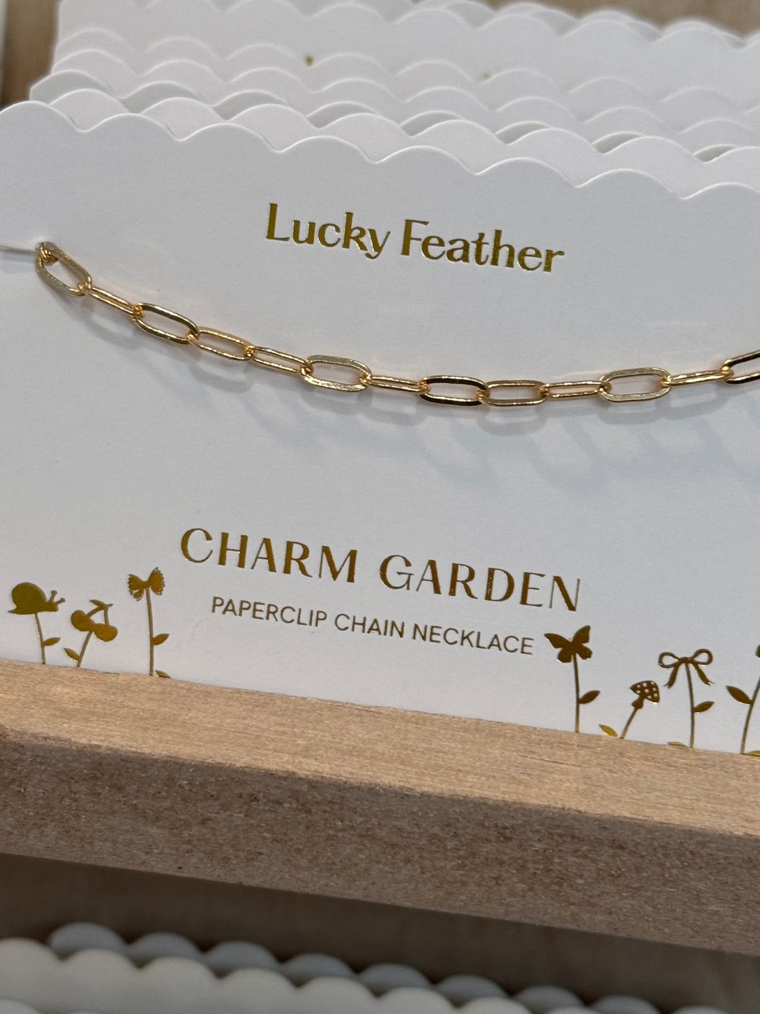 Jewelry Charm Garden - Paperclip Necklace Chain (18-20")