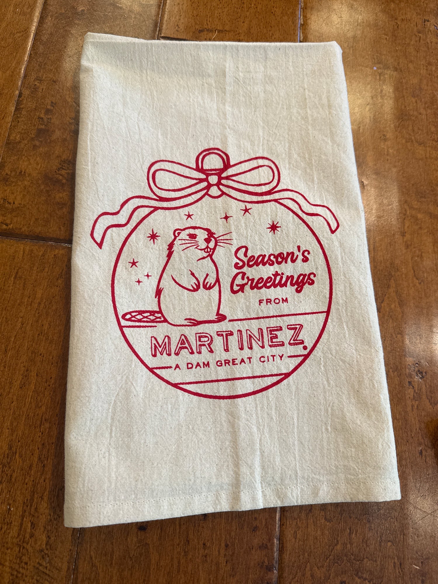 Kitchen Towel | Martinez - Seasons's Greetings Beaver