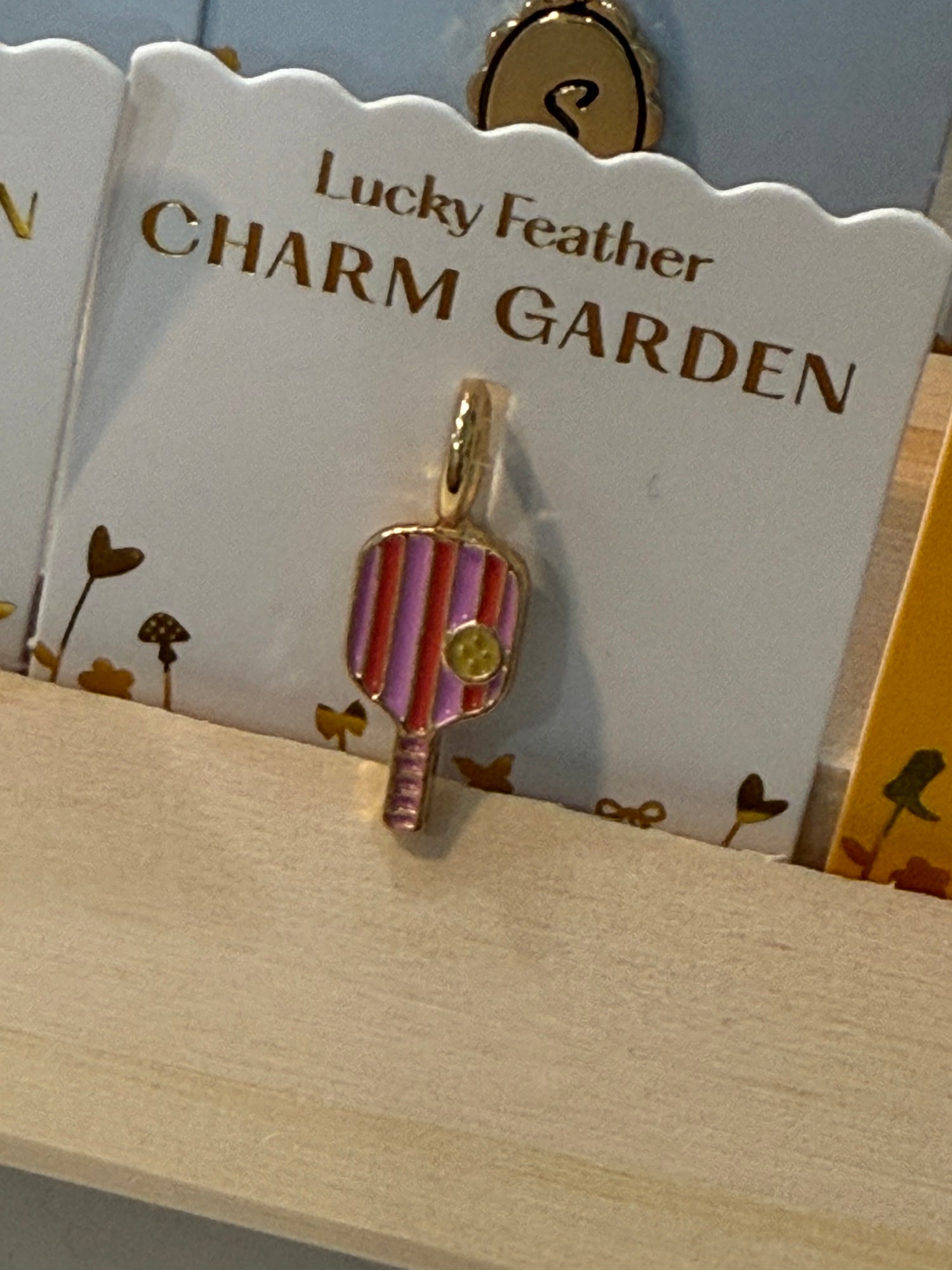 Jewelry Charm Garden - Pickleball