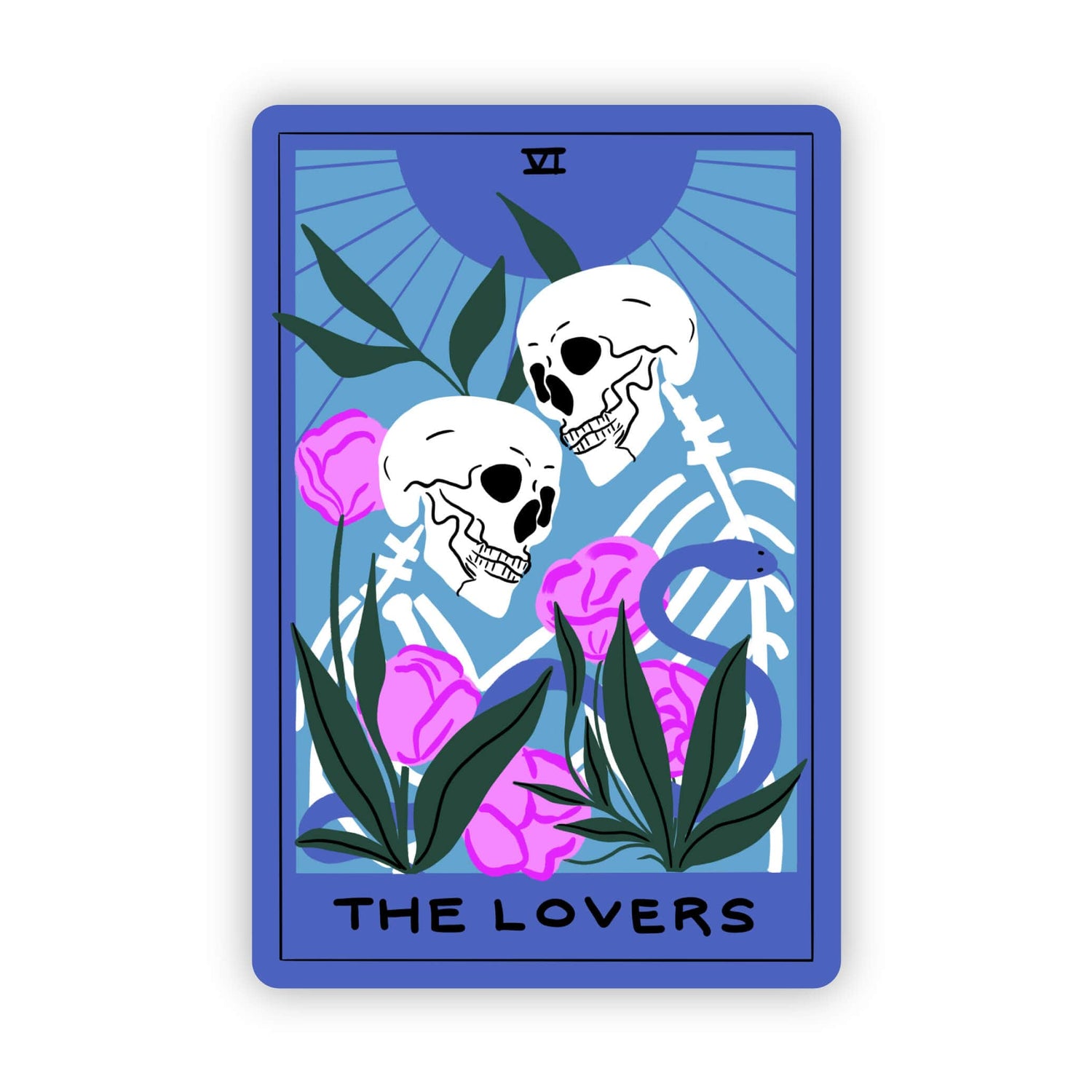 Sticker | "The Lovers" Tarot Card