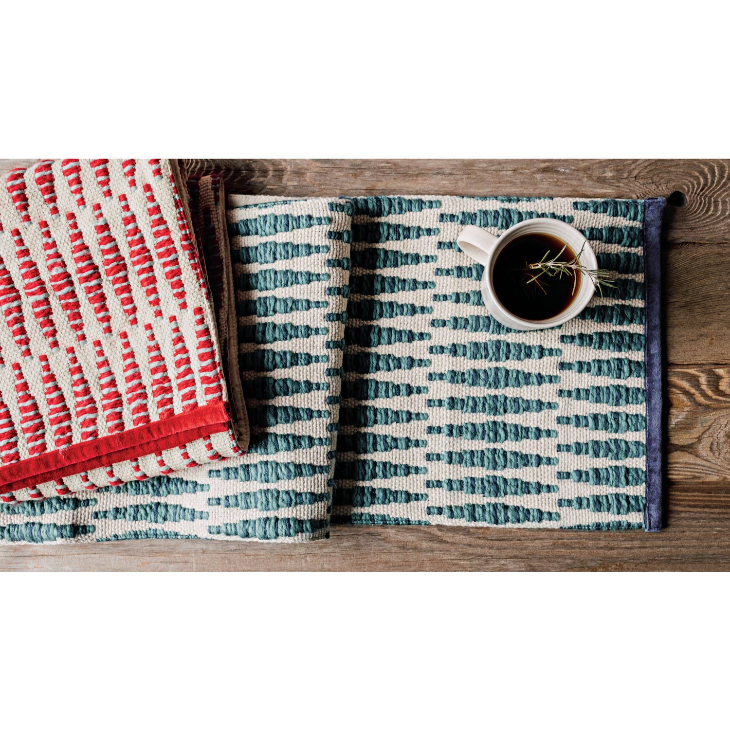 Table Runner | Heirloom Spool Lagoon Blue (72 inches)