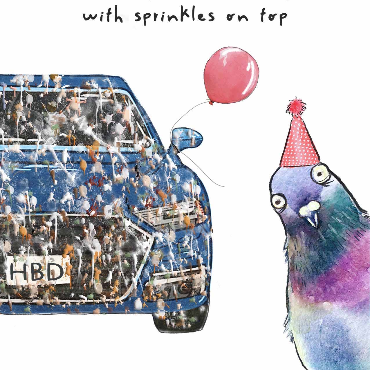 Greeting Card | Pigeon Birthday Sprinkle