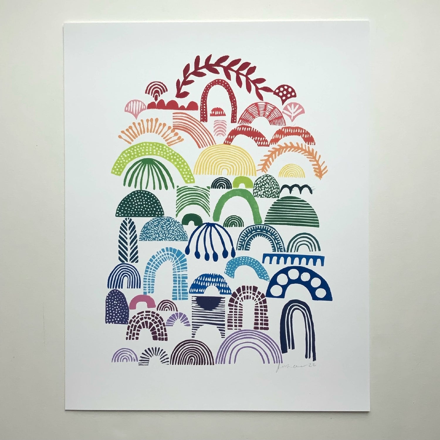 Art Print | Rainbow Arches Print