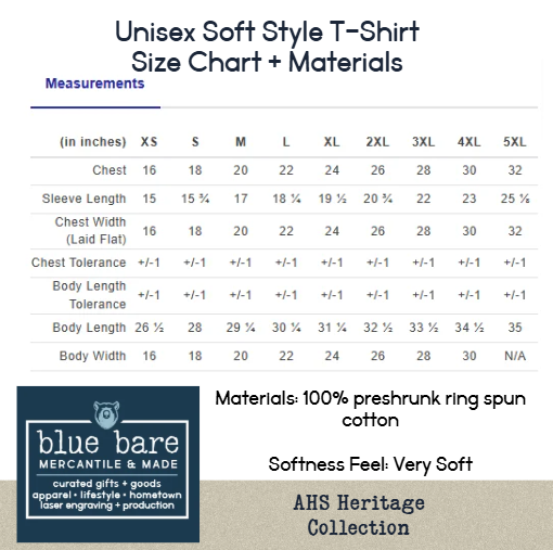 Unisex Crewneck Tee | AHS Heritage Bulldogs Design