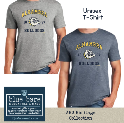 Unisex Crewneck Tee | AHS Heritage Bulldogs Design
