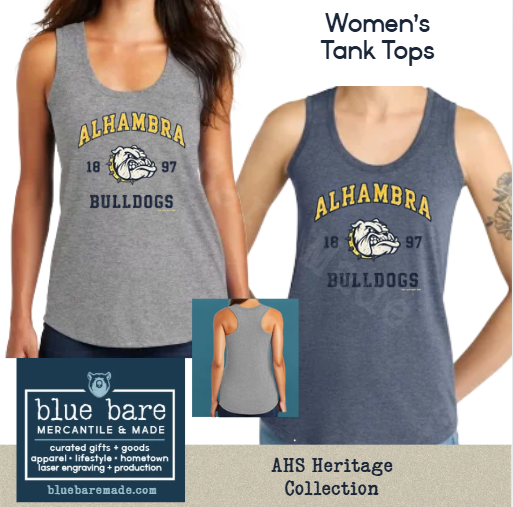 Ladies Racerback Tank | AHS Heritage Bulldogs Design