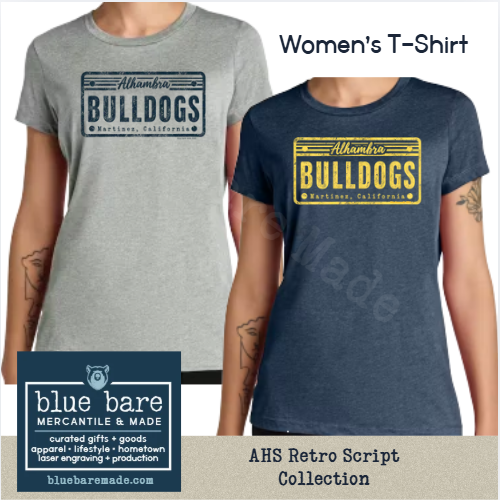 Women's Tee | AHS Vintage License Plate Design