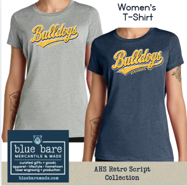 Women's Tee | AHS Retro Script Design