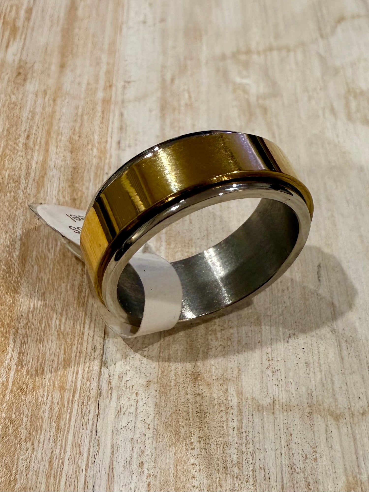 Ring | Polished Stainless Spinner Ring