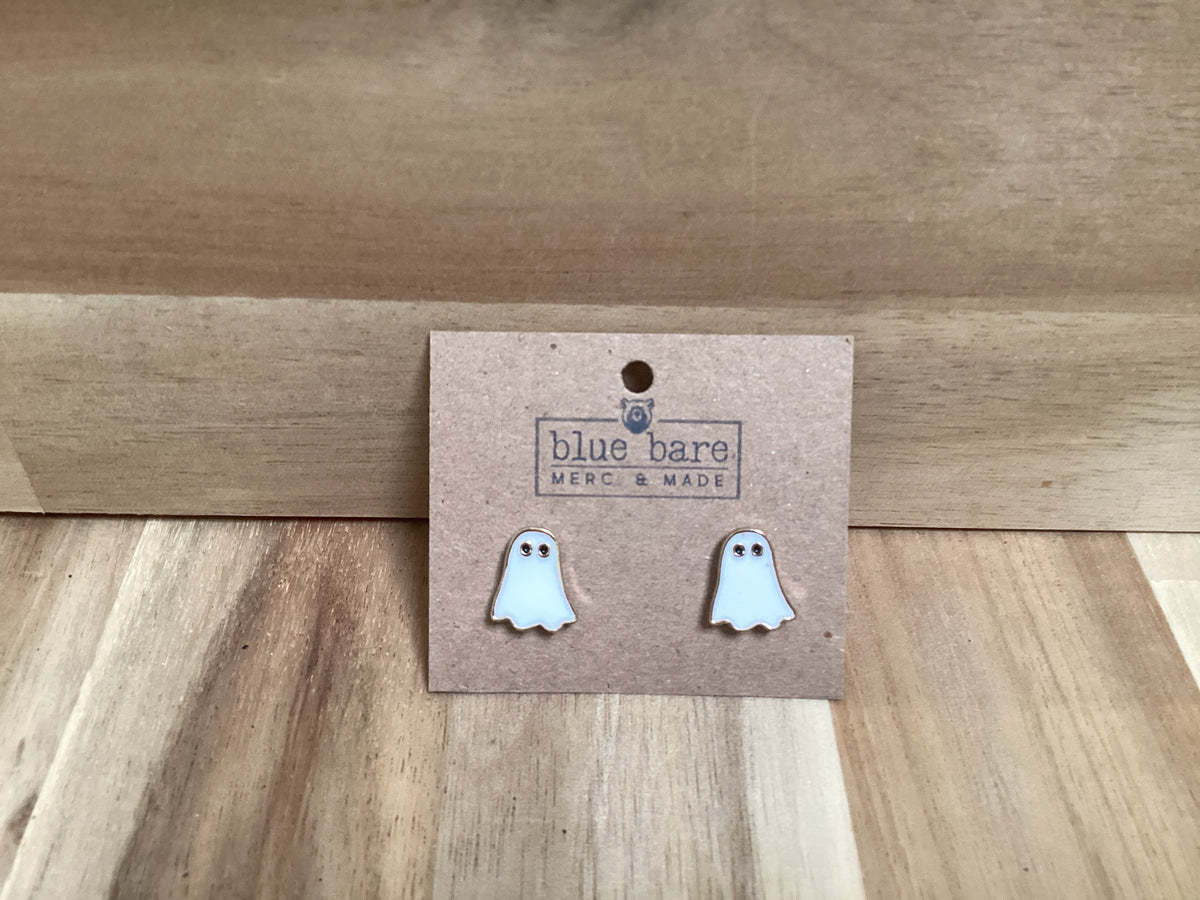 Stud Earrings | Enamel Ghosts