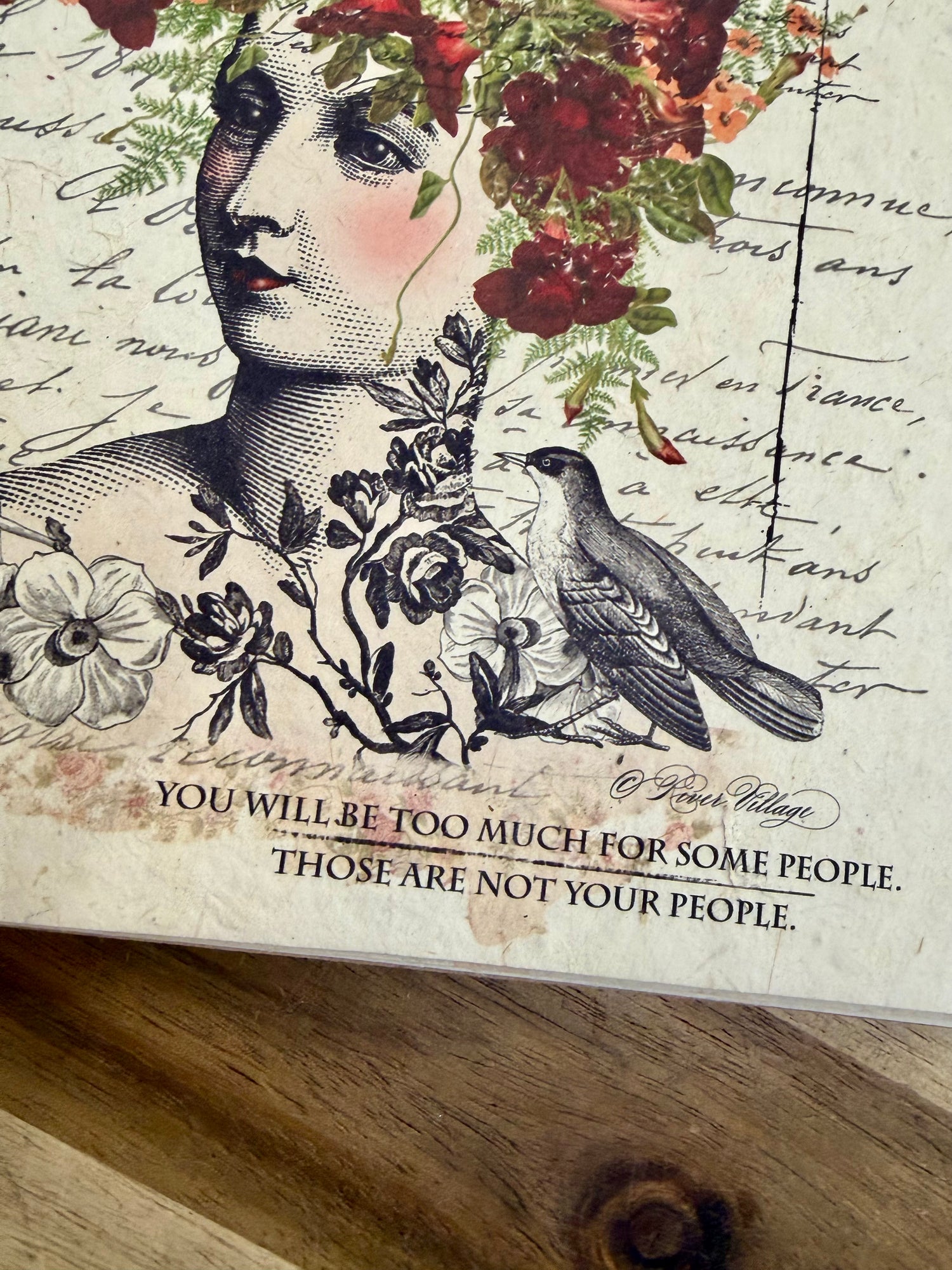 Seed Paper 6" Square Greeting Card | You Will Be Too Much For Some People, These Are Not Your People