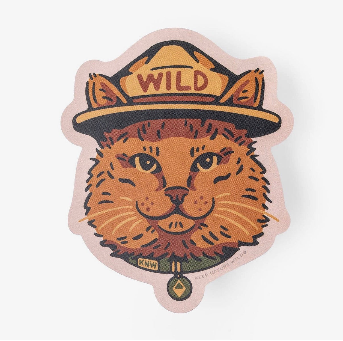 Vinyl Sticker | Wild Ranger Fluffy Cat