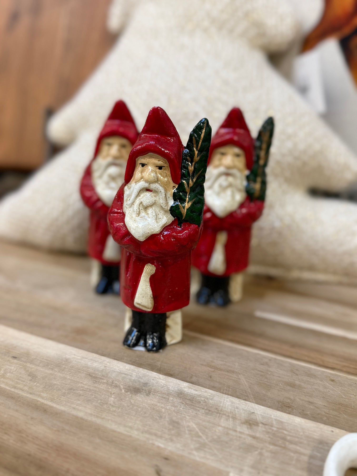 Cast Iron Figure | Vintage Santa Claus