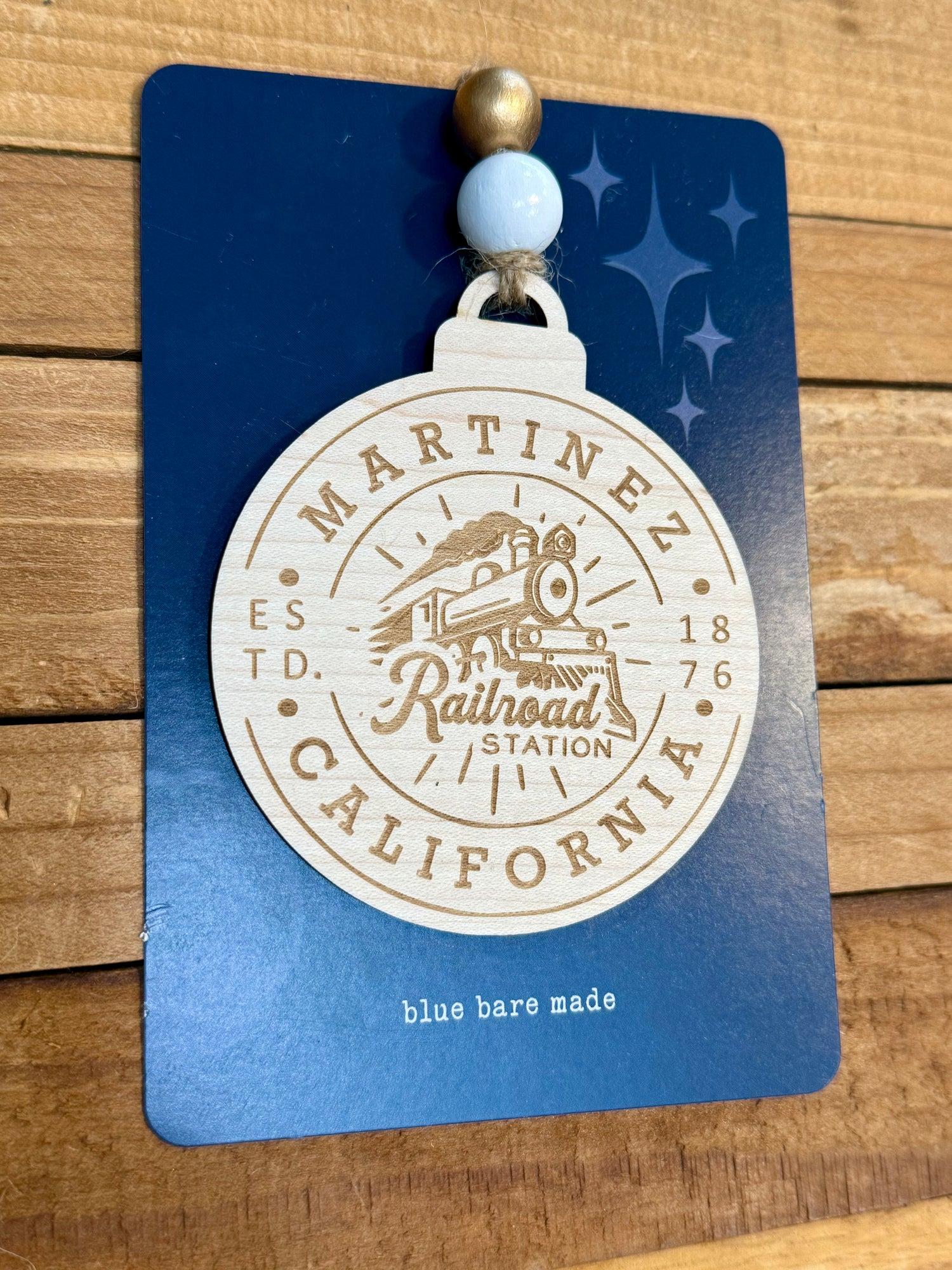 Martinez Ornament | Martinez Railroad Train Station