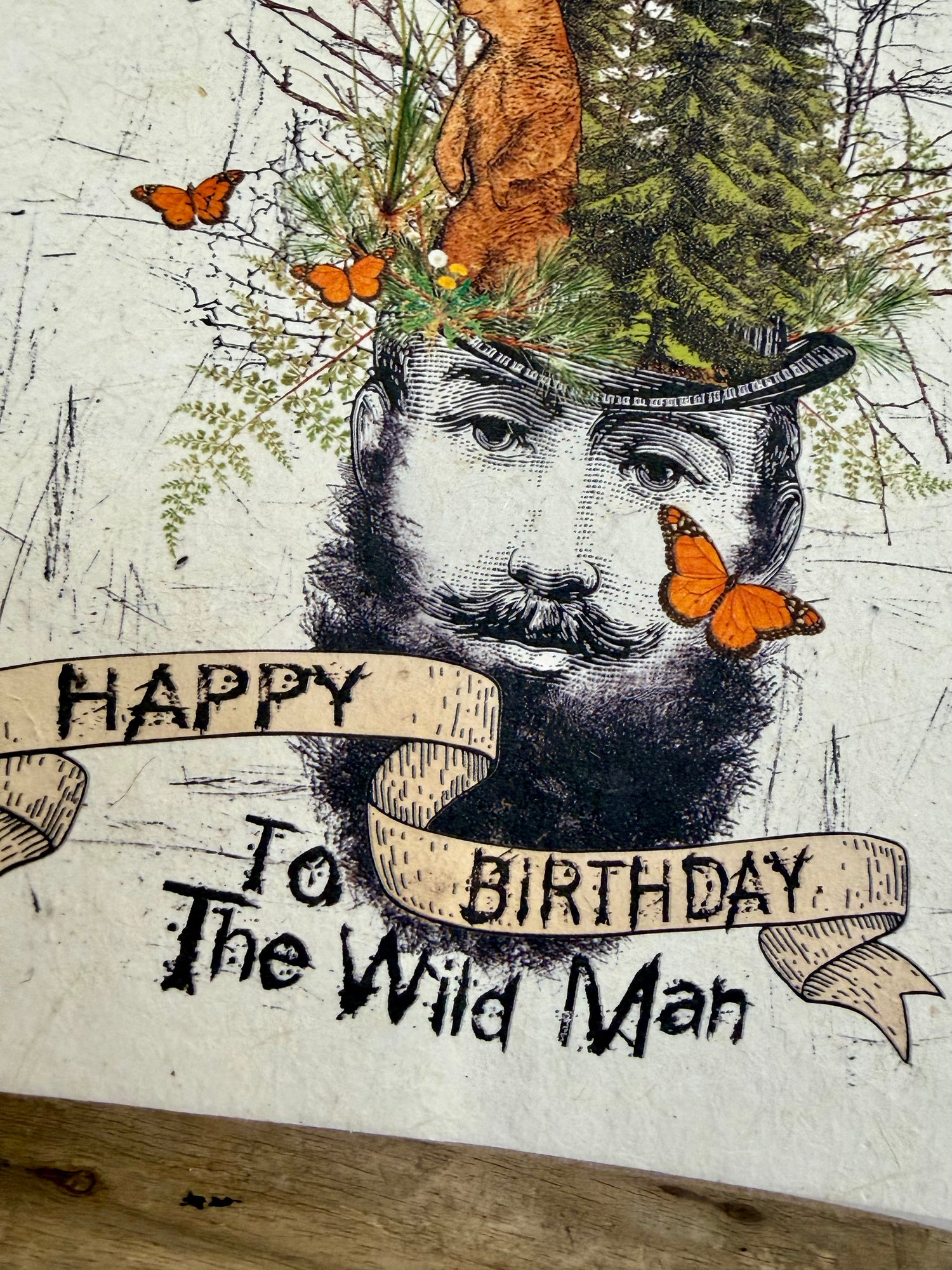 Seed Paper 6" Square Greeting Card | John Muir - Happy Birthday to The Wild Man