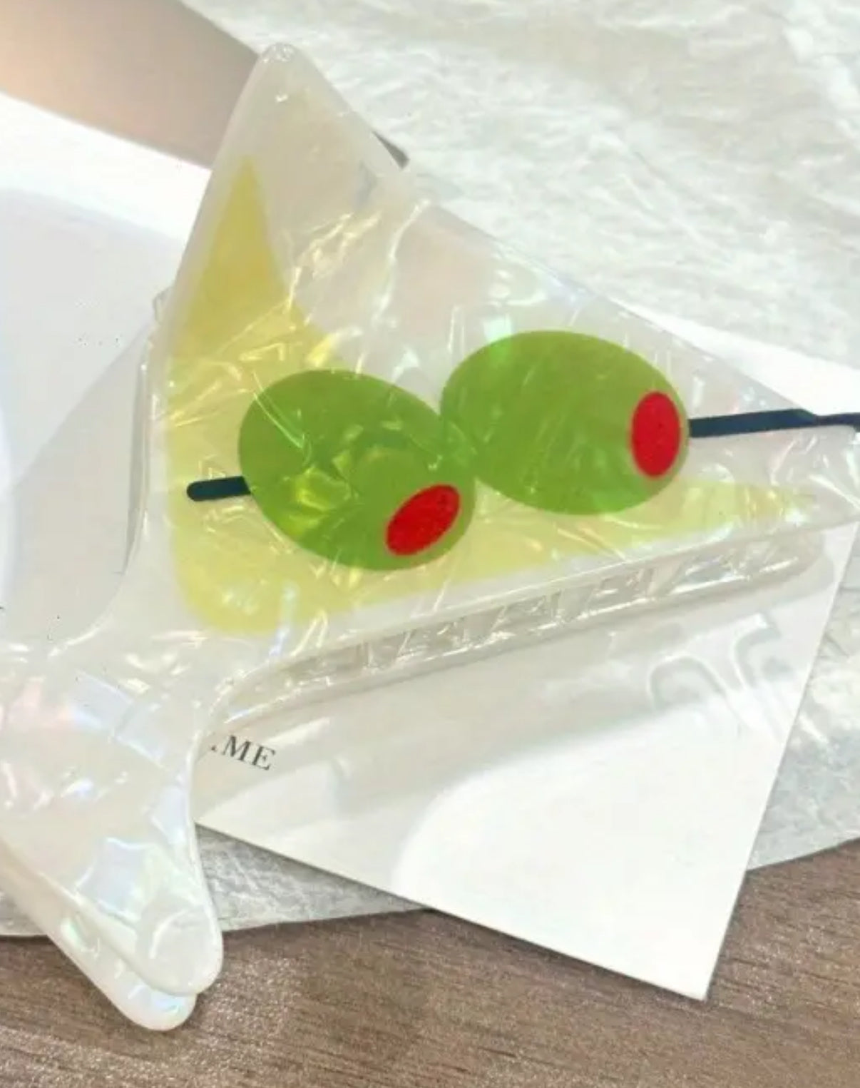 Hair Clip | Classic Martini Style