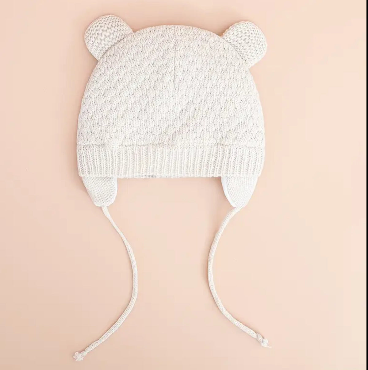 Toddler Beanie | Ties with Bear Ears