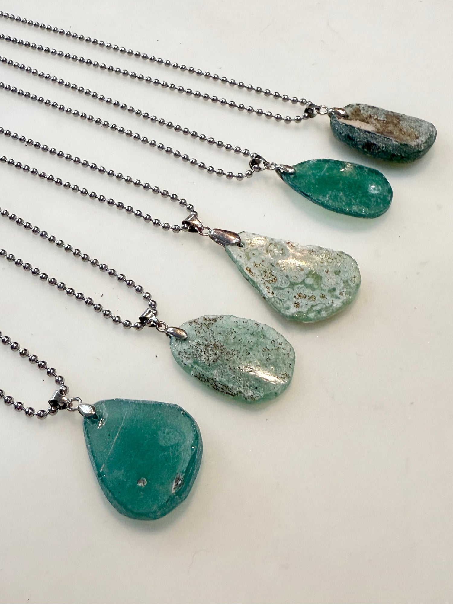 Pendant Necklace | Roman Glass