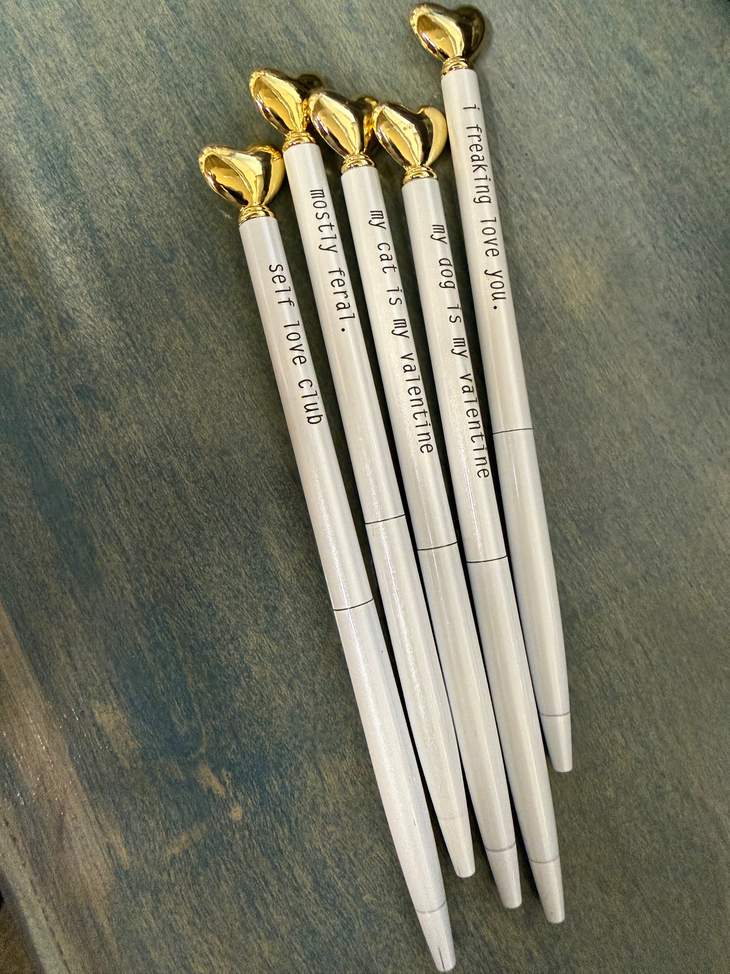 Pen with Engraved Phrase | I Freaking Love You