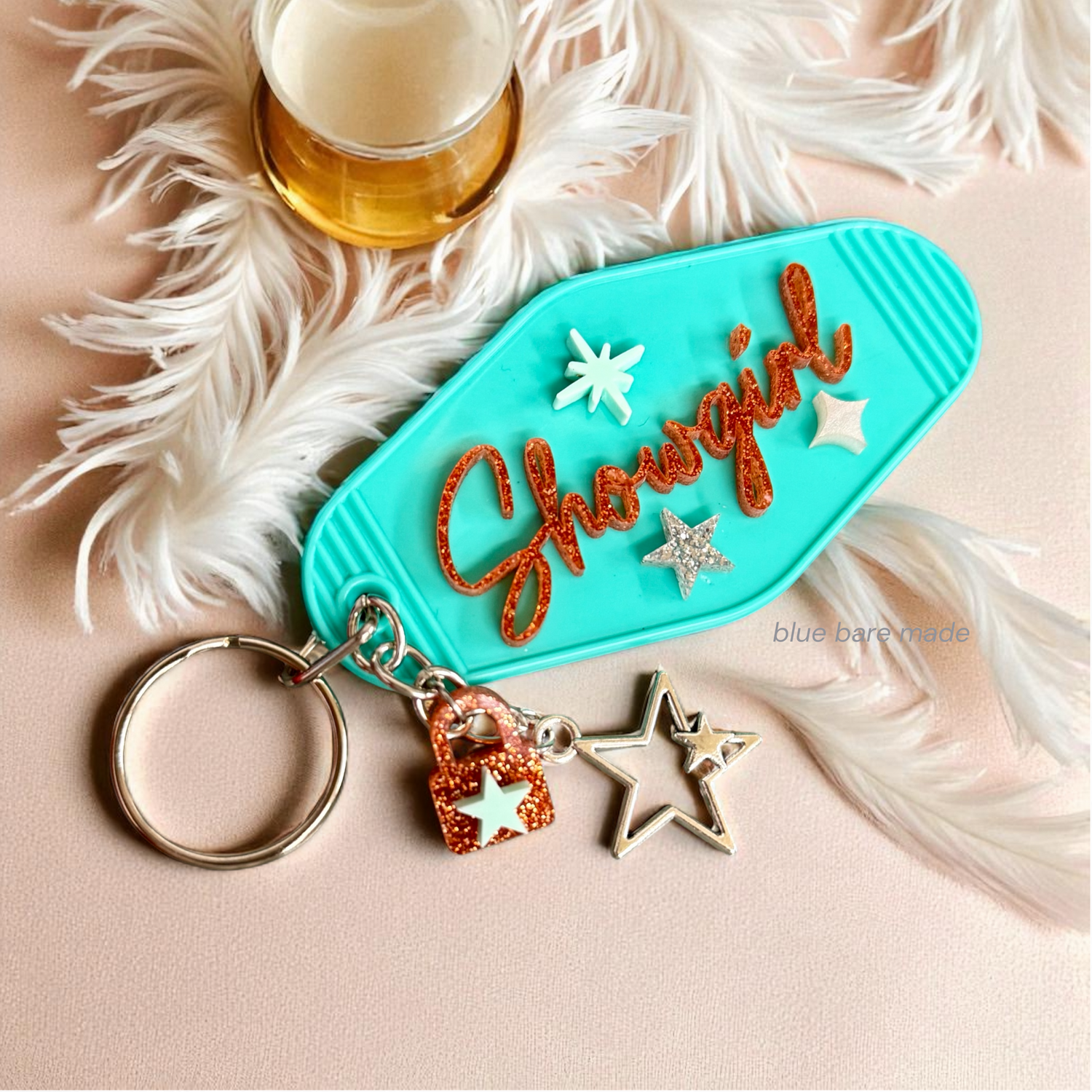 Vintage Hotel Style Keychain | Vegas Showgirl - Taylor Inspired