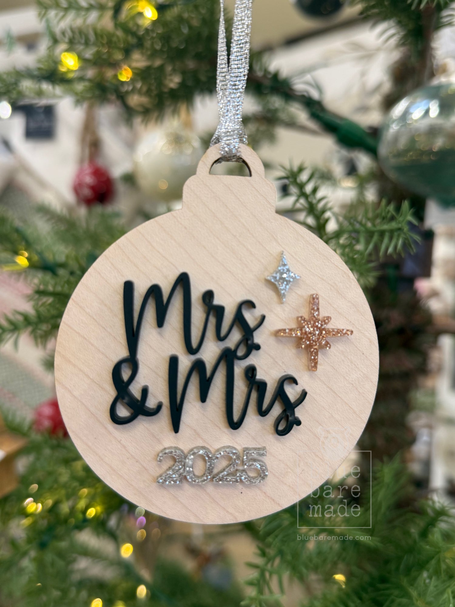 Holiday Ornament | Mrs. & Mrs. Married 2025