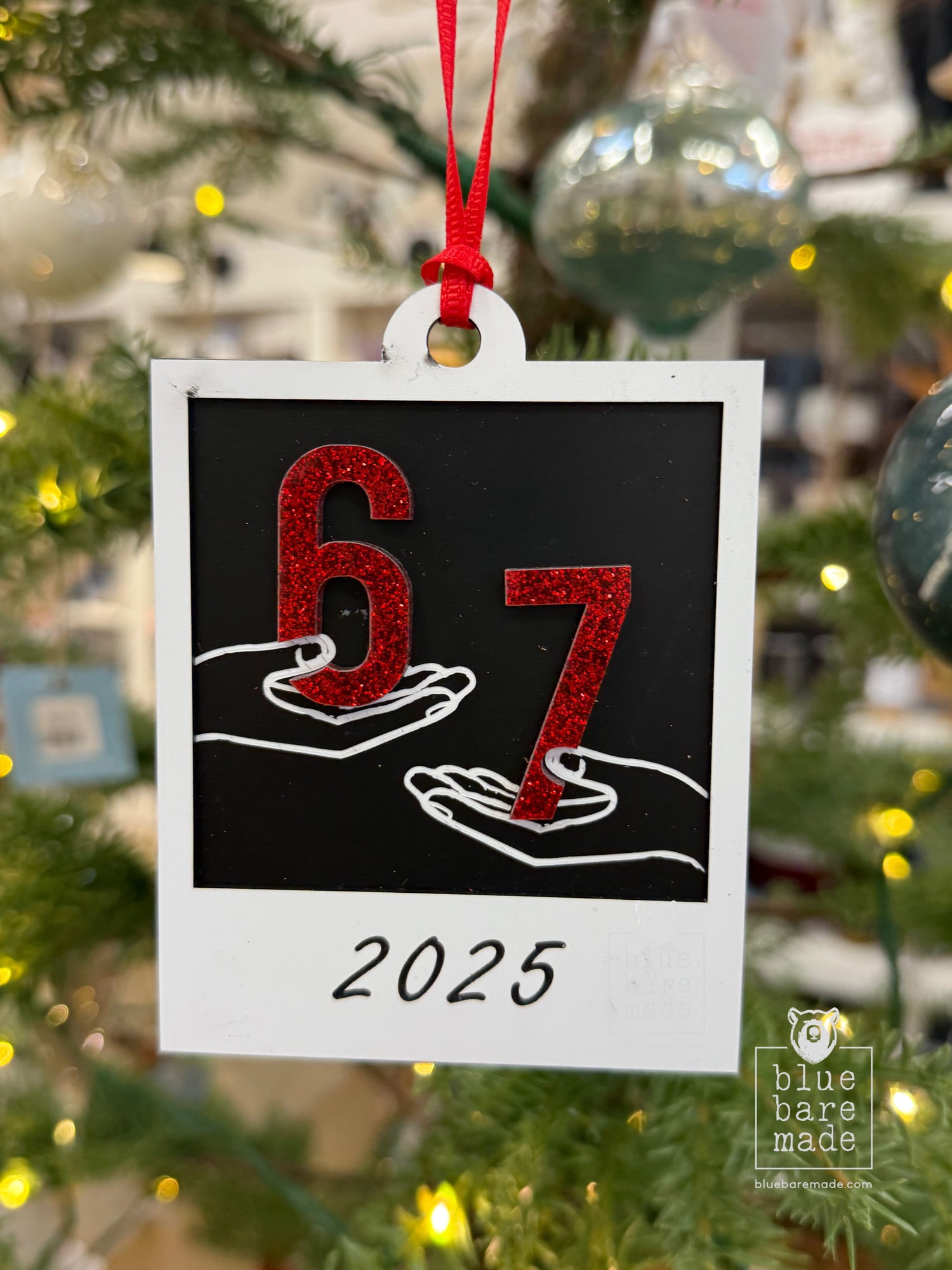 Holiday Ornament | 67 with Hands