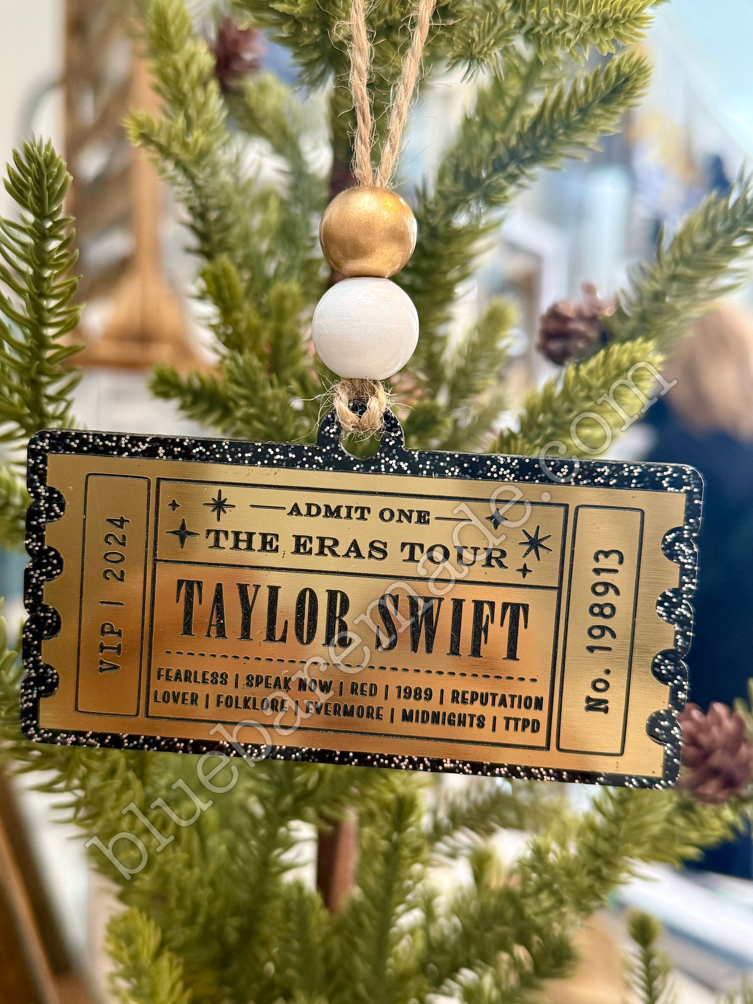 Holiday Ornament | 2024 Swift - Eras Tour Souvenir Concert Ticket