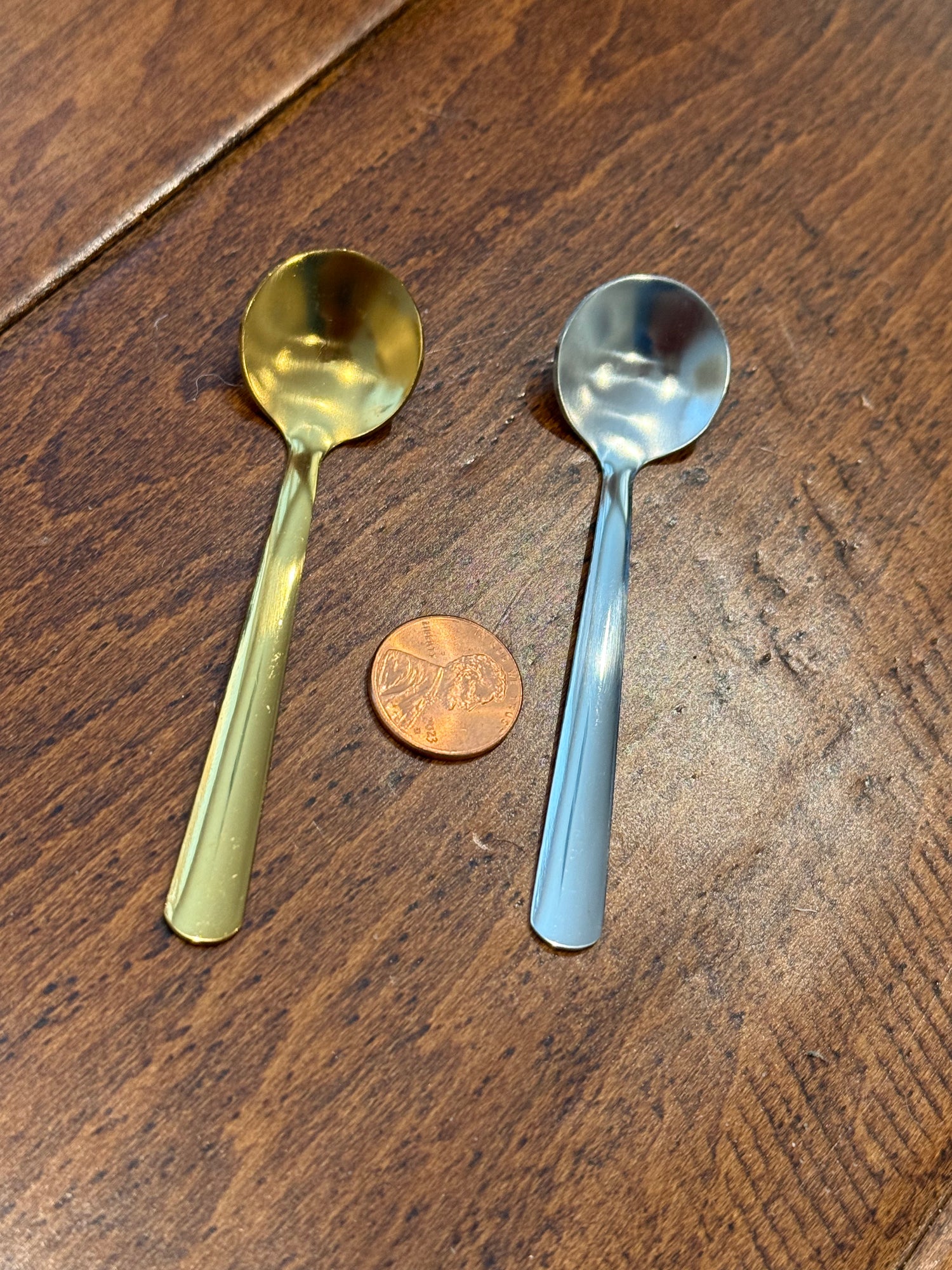 Tiny 4" Mini Stainless Spoon