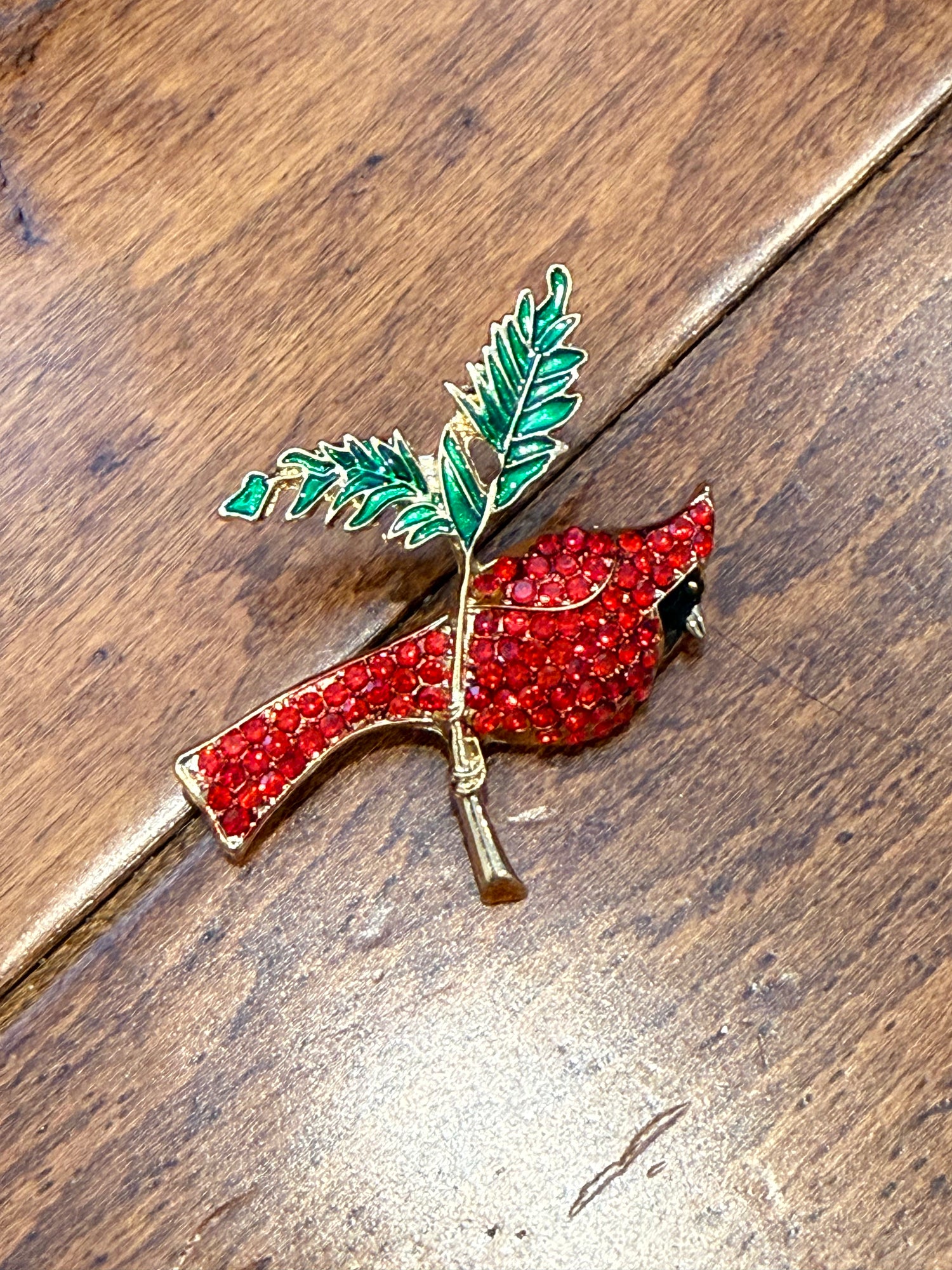 Brooch Pin | Cardinal Bird
