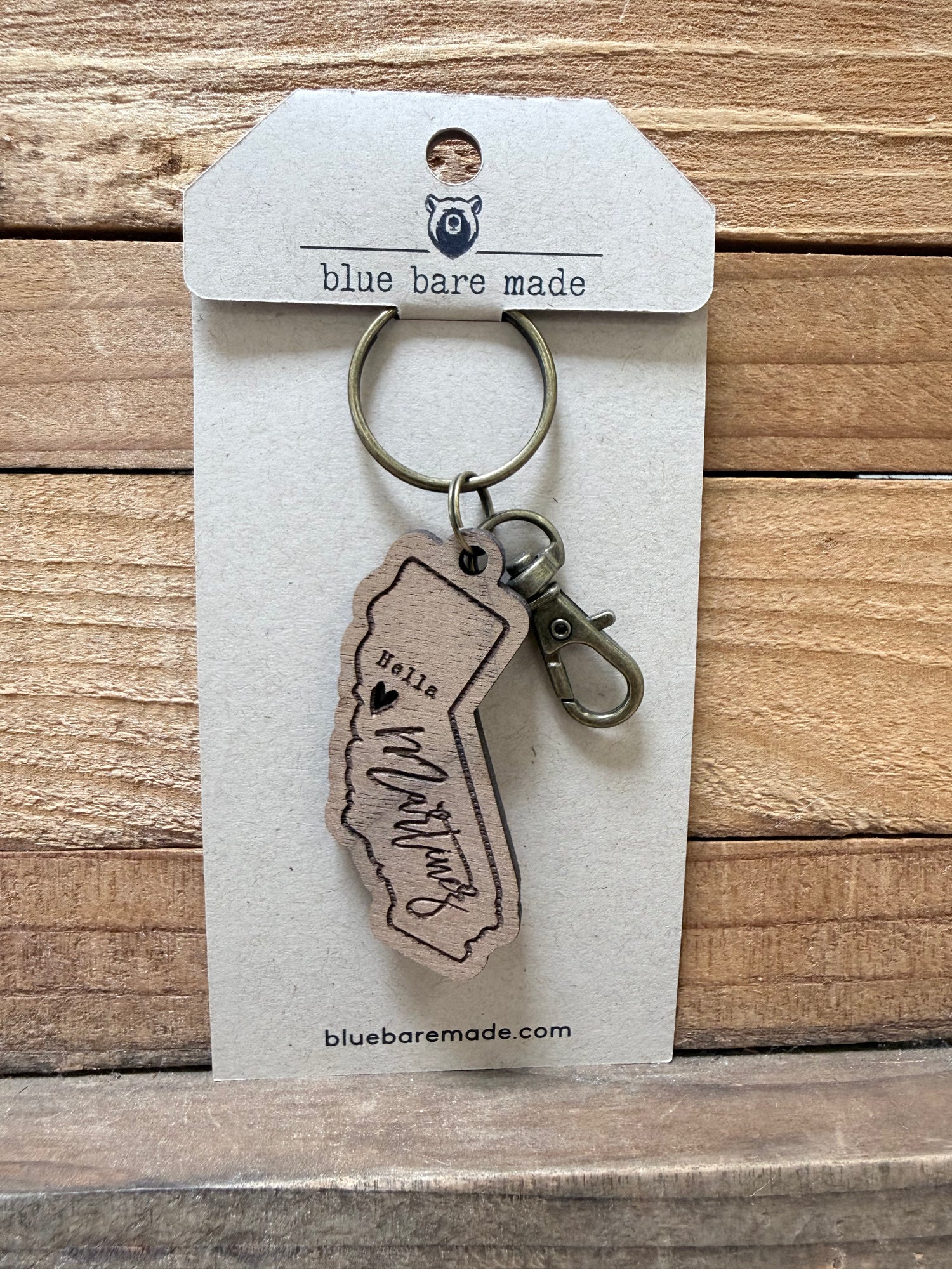 Wood Keychain | Martinez, California