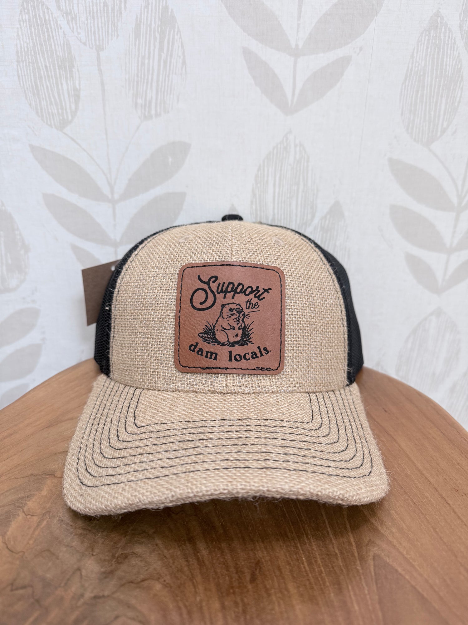 Hemp Baseball Cap | Support the "Dam" Locals Beaver