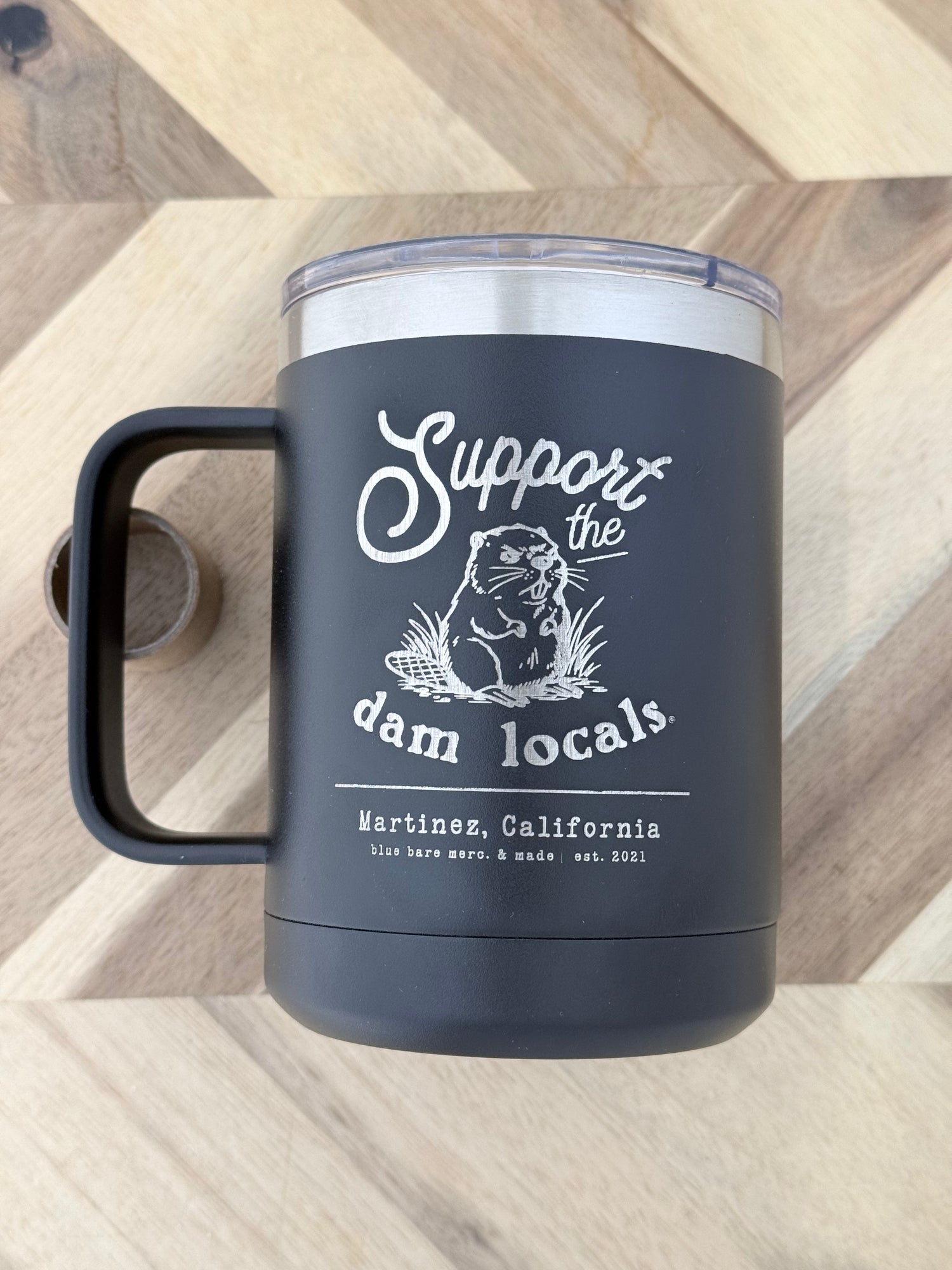 15 oz Camp Mug | Support the Dam Locals Beaver