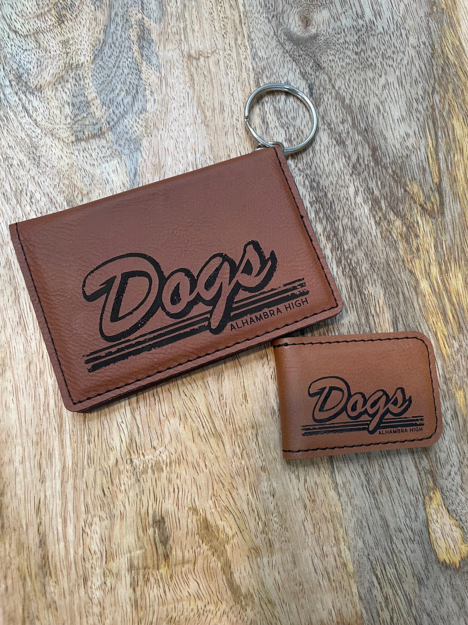 I.D. Card Holder Keychain Wallet | Alhambra High School Bulldogs