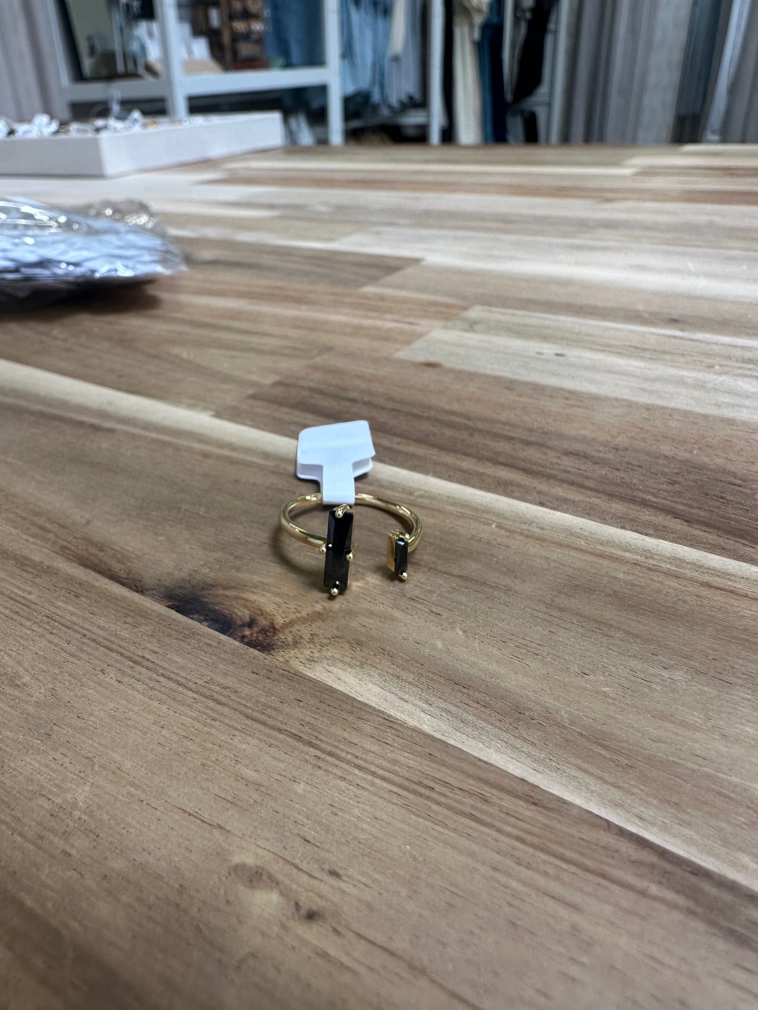 Square Crystal Ring