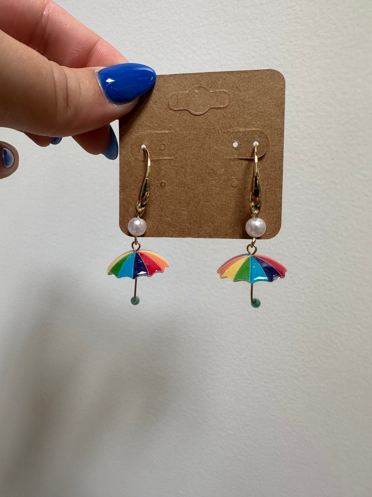 Earring I 3D Umbrella Hoops