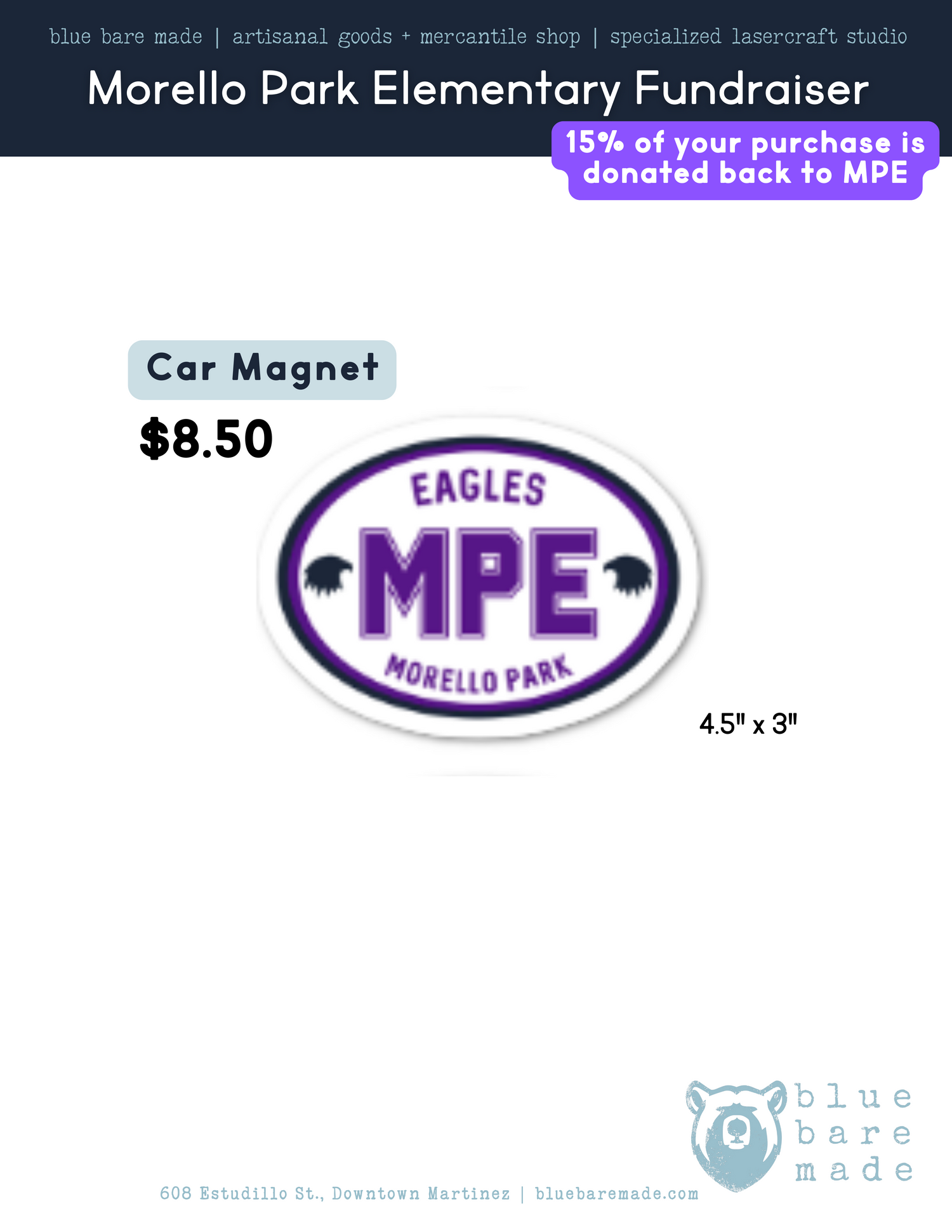 Car Magnet | Morello Park Elementary