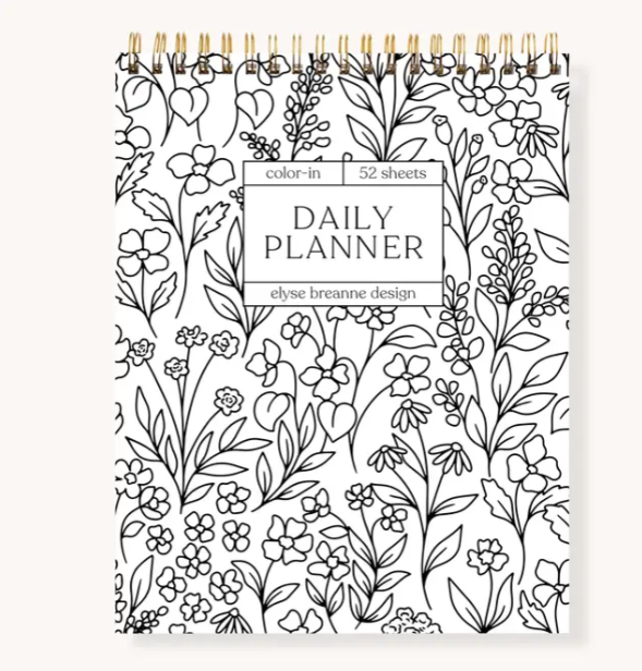 Daily Planner | Color-In for Doodlers 8.5 x 11"