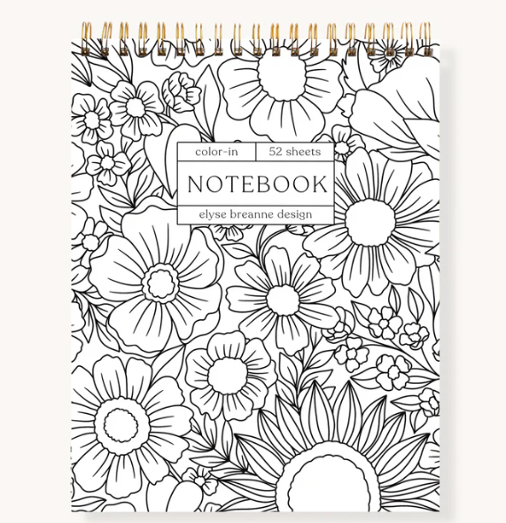 Notebook | Color-In for Doodlers 8.5 x 11"