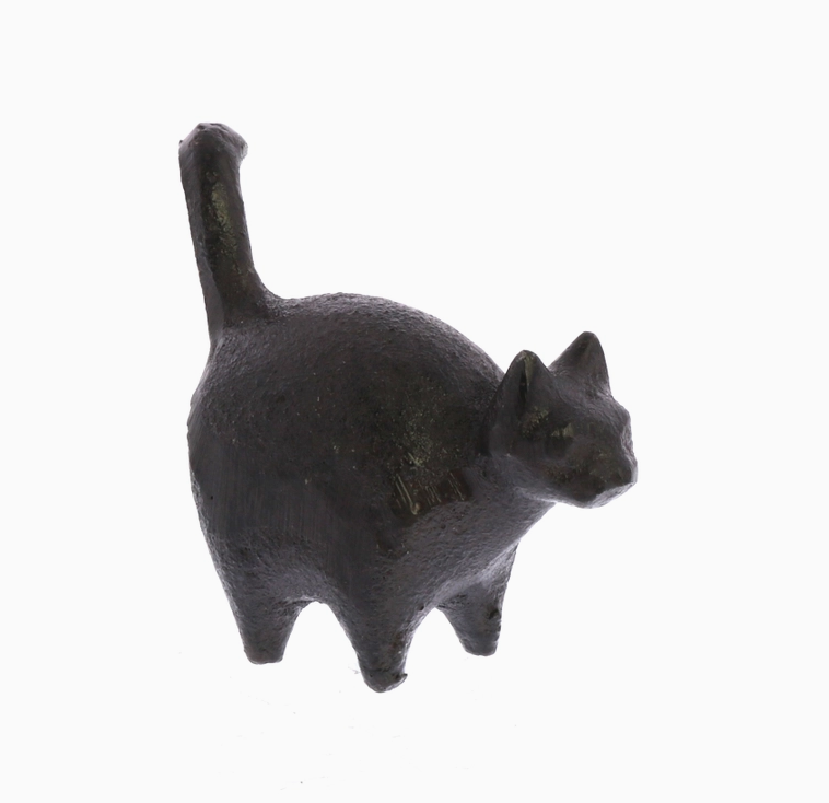 Cast Iron Cat | Brown