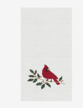 Kitchen Towel | Christmas Cardinal Bird
