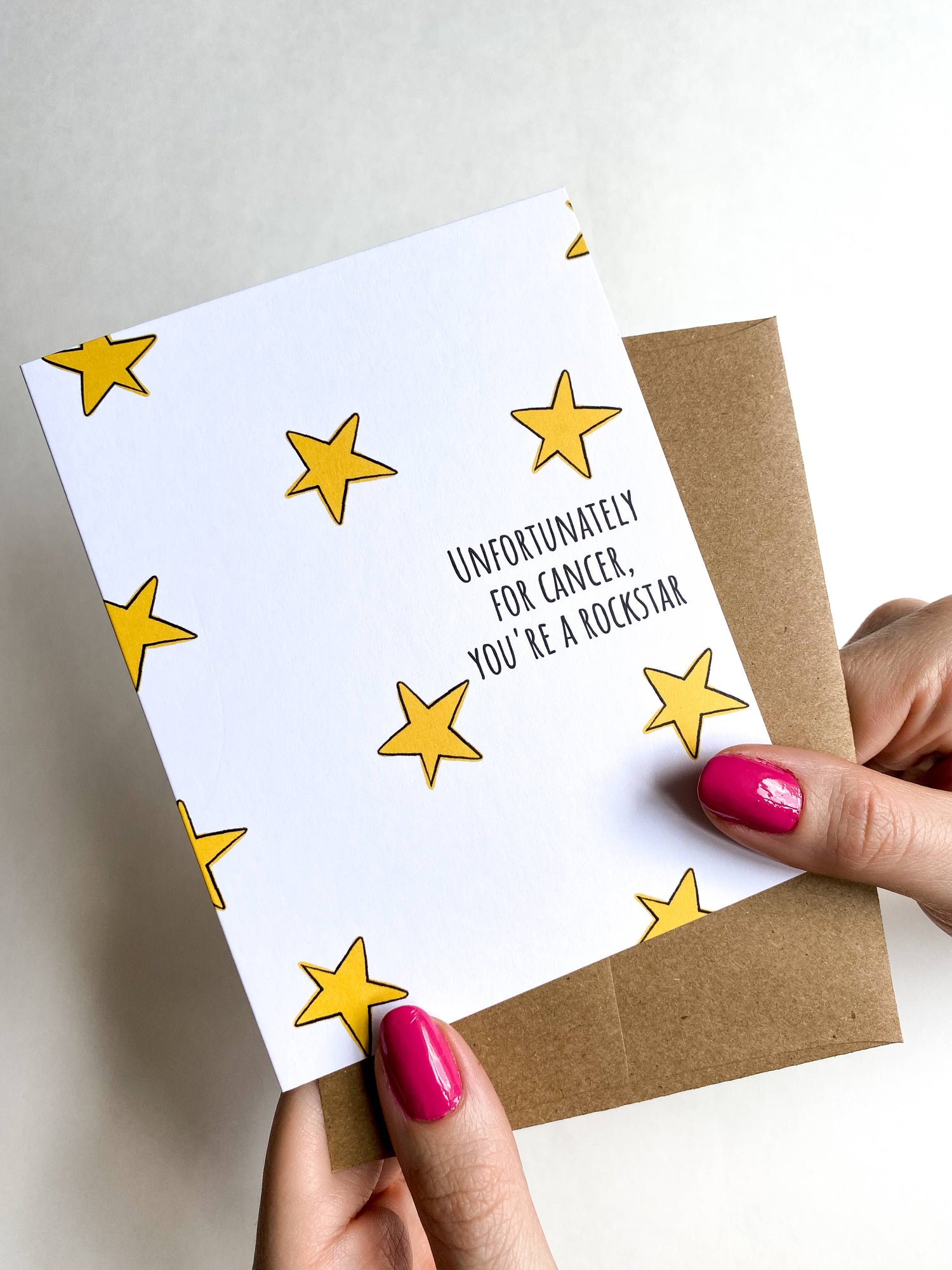 Greeting Card | You're a Rockstar Get Well Card for Chemo and Cancer