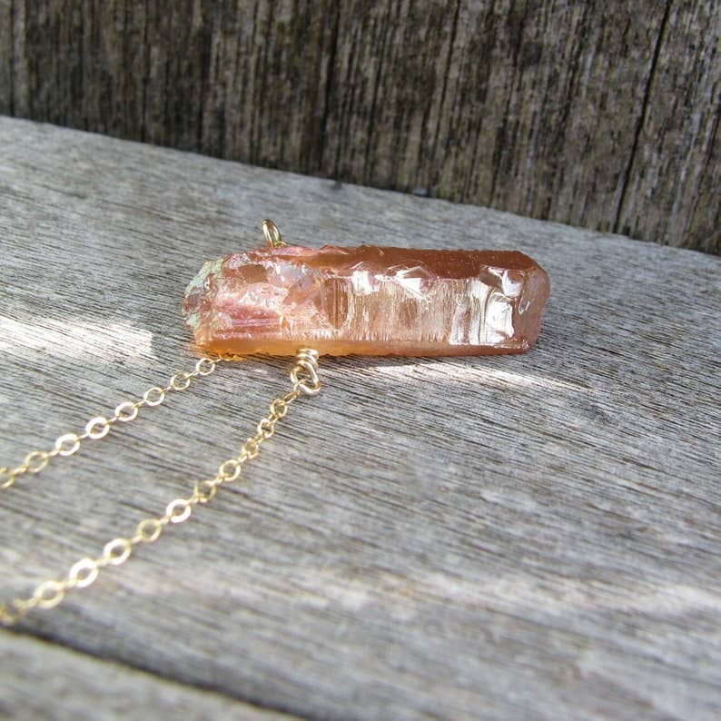 Necklace | Raw Quartz Crystal Point