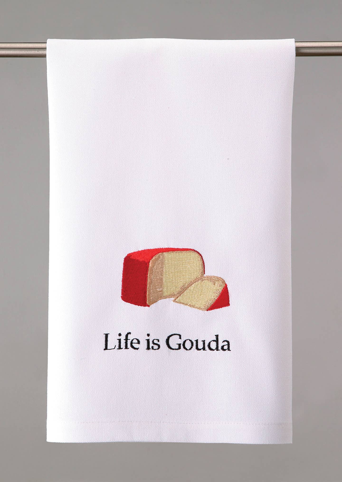 Kitchen Towel | Life Is Gouda Cheese