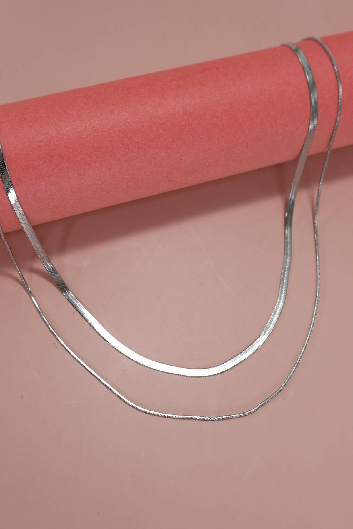 STAINLESS STEEL TARNISH FREE  MULTI LAYER NECKLACE | Silver