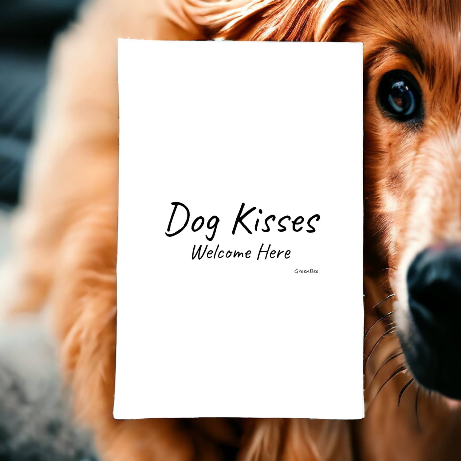 Kitchen Towel | Dog Kisses Welcome Here