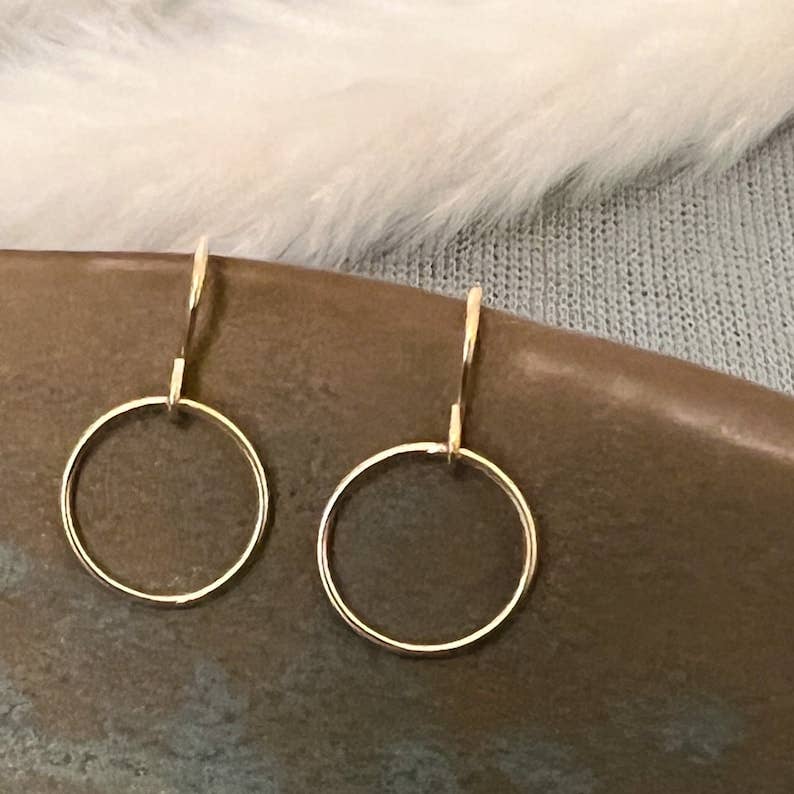 Earrings | Open Circle Dangles