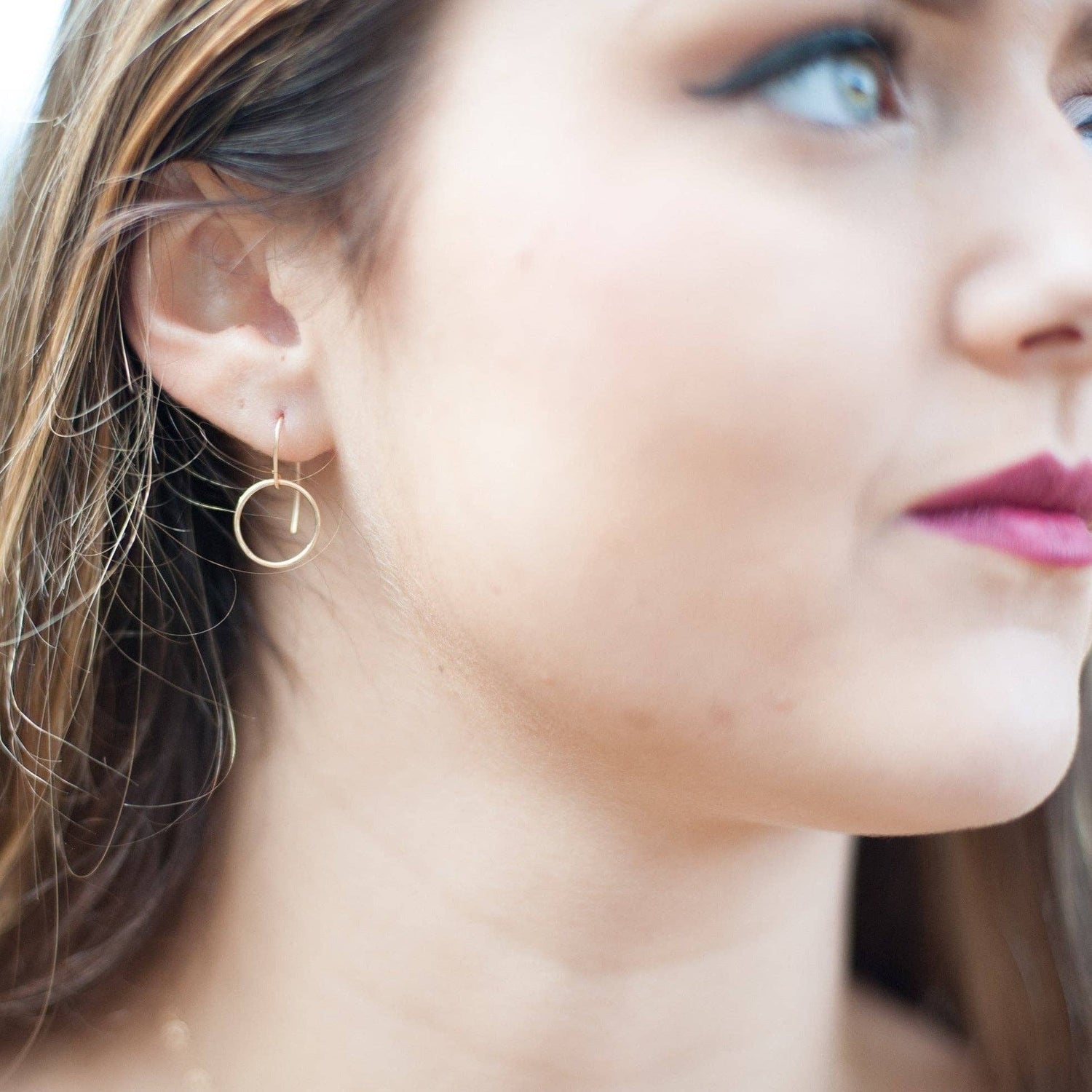 Earrings | Open Circle Dangles