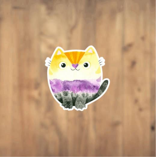 Sticker | Pride Rainbow Cat